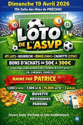 Image du loto Super loto de l'asvp