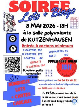 Image du loto Loto Bingo du Country Club Climbach