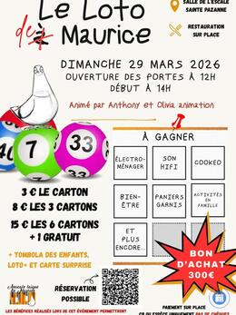 Image du loto Loto amicale laïque école Maurice Pigeon