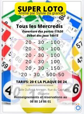 Affiche du loto Loto