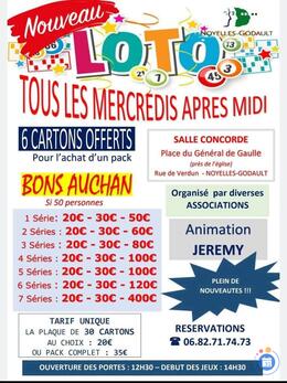 Image du loto LOTO Familial avec pleins de Nouveautés et JEU DES BOITES