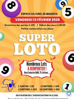 Image du loto Loto du vendredi 13 fevrier 2026 organise par fa.s.sol