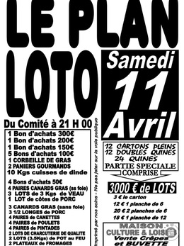 Image du loto Loto comité des fêtes