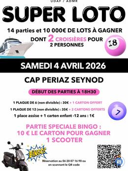 Image du loto Super loto admr du 4 avril 2026