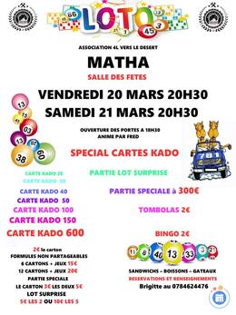 Image du loto Super Loto a but humanitaire les 4L du désert