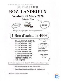 Image du loto Super loto OGEC école du Sacré Coeur avec JCO