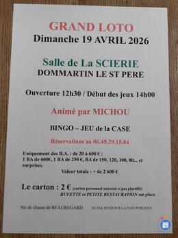 Image du loto Grand loto animé par michou