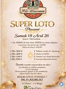 Affiche du loto Super loto de Flo'tonomie par Lucky Loto