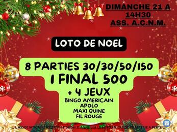 Affiche du loto Loto associatif ACNM