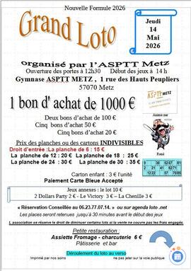 Image du loto Loto ASPTT Metz