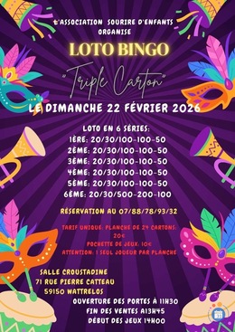 Image du loto Super loto triple carton plein
