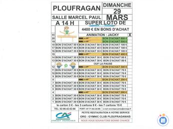 Image du loto Super loto org: gymnic club ploufraganais anime par jacky