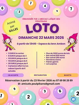 Image du loto LOTO animé par Gilles