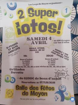 Image du loto 2 supers lotos organises par les loups