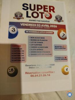 Image du loto Super loto animé par nadege