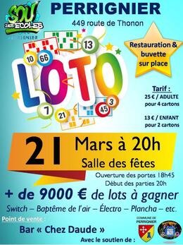 Image du loto Loto du Sou des écoles