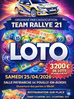 Image du loto Loto du Team rallye 21