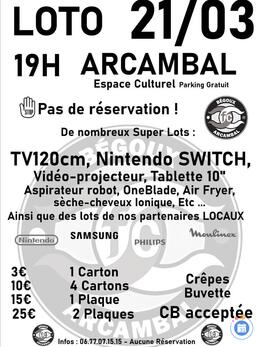 Image du loto Loto Ecole de foot FCBA proche Cahors