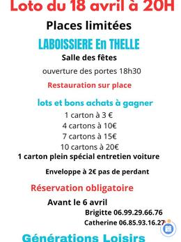 Affiche du loto Loto annuel