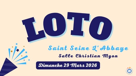 Image du loto Loto annuel du Comité des Fêtes de Saint Seine l'Abbaye