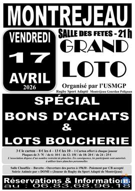 Image du loto Loto Rugby Montréjeau - USMGP