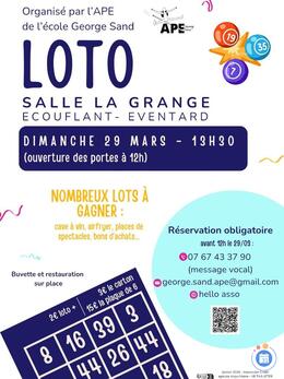 Image du loto Loto Quartier Eventard Ecouflant