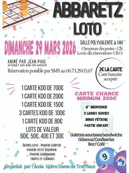 Image du loto Loto Animé par Jean Paul