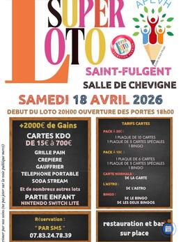 Image du loto Super loto organiser par APEVH ANIMATION FLORIAN
