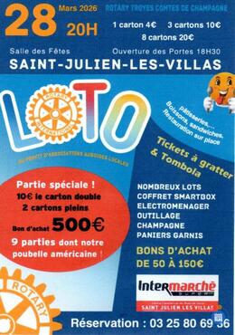 Image du loto Loto du Rotary Troyes Comtes de Champagne