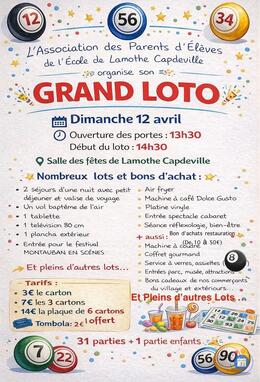 Image du loto Loto APE Ecole Lamothe capdeville