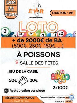 Image du loto Loto Ecole Marne Rongeant