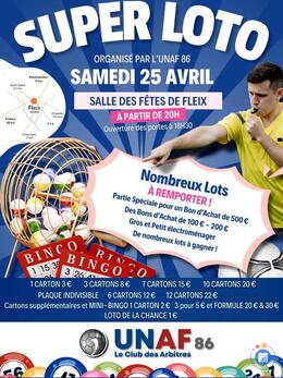 Image du loto Loto de l'unaf 86