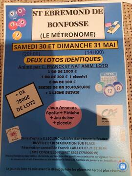 Image du loto 2 hypers lotos organises par comite des fetes de soulles