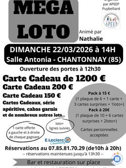 Image du loto Méga loto animé par Nathalie