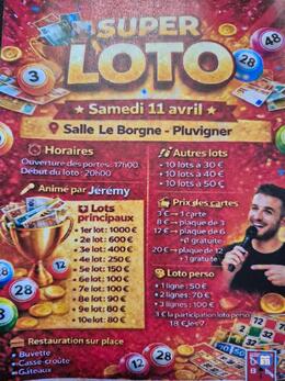 Affiche du loto Super LOTO animé par jérémy