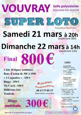 Image du loto Loto association Nouvel Hair animé par Karine