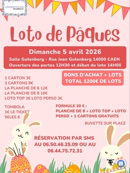 Image du loto Loto de Pâques