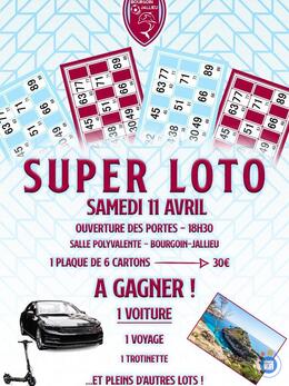 Affiche du loto Super loto du fcbj