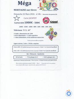 Image du loto Méga loto : Amicale des retraités : Animation Cristel