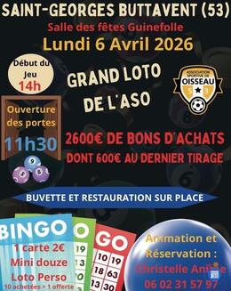 Affiche du loto Super loto animation christelle