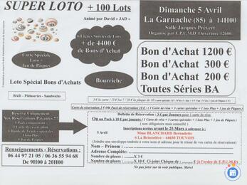 Image du loto SUPER LOTO animé par David jad