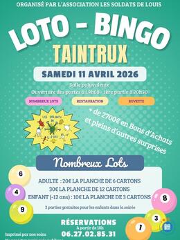 Affiche du loto Loto - Bingo caritatif