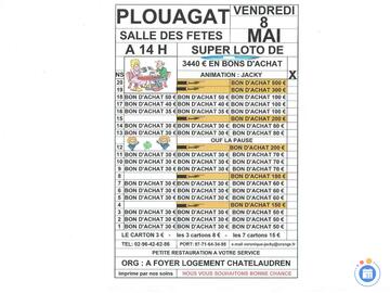 Image du loto super loto org: AMICALE FOYER LOGEMENT animé par jacky