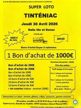 Image du loto super loto MOCF Mutuelle des Orphelins avec JCO