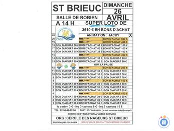 Image du loto super loto org: CERCLE DES NAGEURS animé par jacky