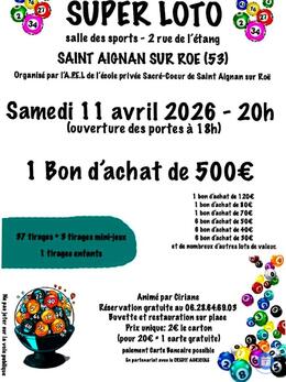Affiche du loto Loto animation ciriane