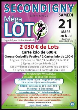 Image du loto méga loto de Gâtine Handball