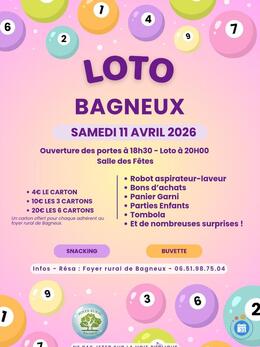 Image du loto Loto du Foyer Rural de Bagneux