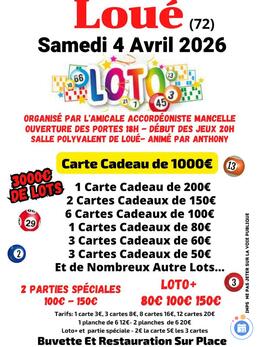 Image du loto Loto Organisé par l'Amicale accordéoniste mancelle