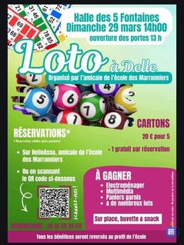 Image du loto Loto école des marronniers